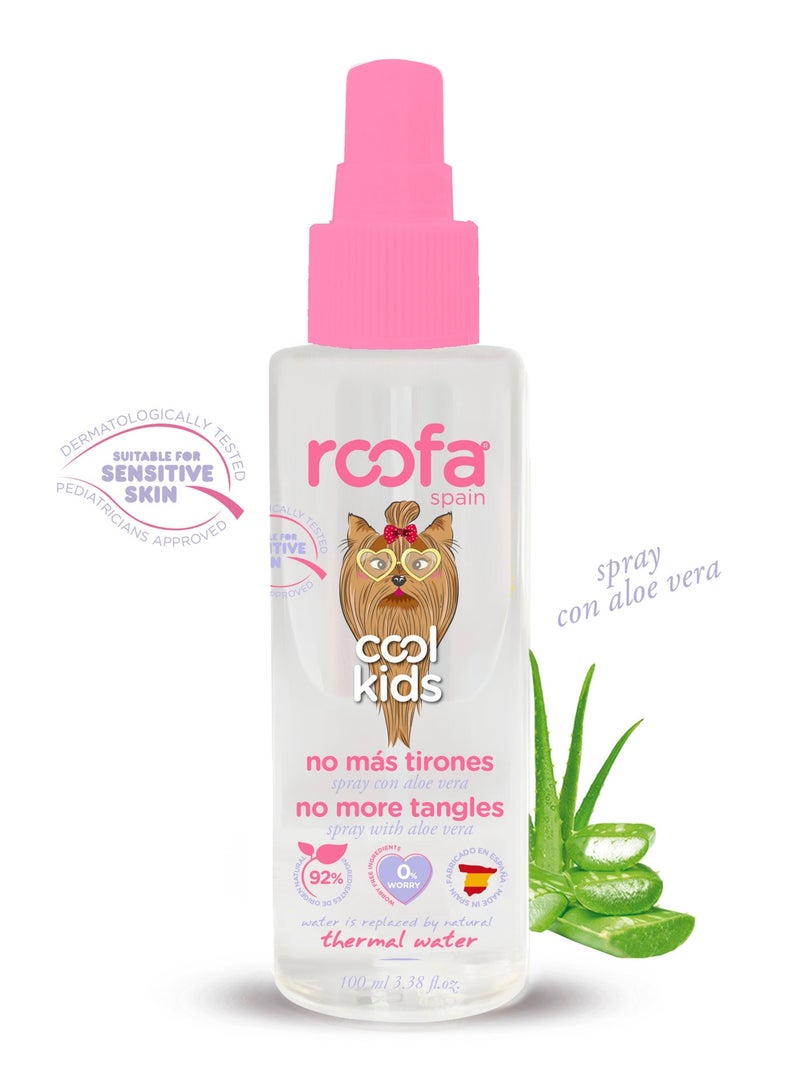 Roofa Spain Cool Kids No More Tangles Natural Hair Detangling Spray 100ml - Image 2